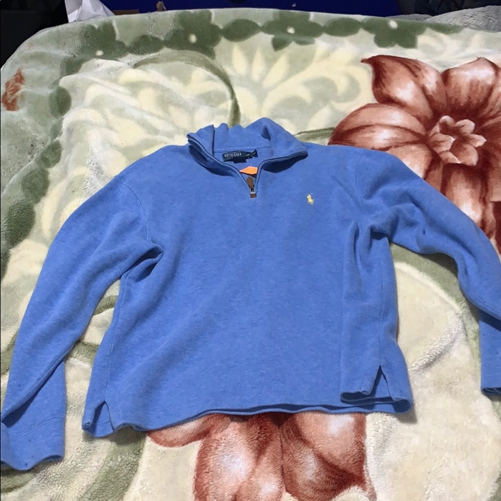 Blue Polo Sweatshirt